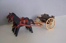 PLAYMOBIL (B2125) WESTERN SOLDATS - Attelage Porte Canon Artillerie 3729