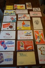 lot 20 buvards publicitaires anciens Café (78) advertising blotters