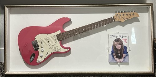 Autographed guitar and book - autographed,