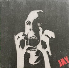 La Peur De JAY Peinture Sur Toile Chassis 30x30x2vm Graffiti Street Art Pop Art