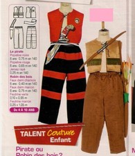 novembre 2013 MODES ET TRAVAUX patron DEGUISEMENT REVERSIBLE 4,  6, 8, 10 ans