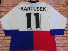 Maillot Ice Hockey Glace République Tchèque Kartusek 11 Taille XL