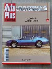LIVRET AUTO PLUS COLLECTION RENAULT ALPINE A310 1972 une trentaine de pages