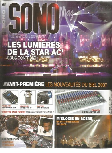 Sono magazine 320 lumieres - sono,