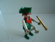 PLAYMOBIL vintage pirate vert V2 crochet longue vue set 3542 3550 de 1983 #2