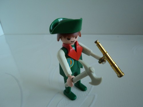 Playmobil vintage pirate - pirate, vert