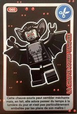 Crée Ton Monde Carte Lego 2018 Auchan N°60 La Chauve-Souris Vampire