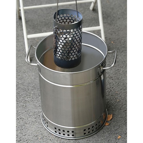 Seau barbecue acier - seau,
