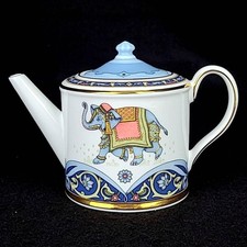 Théière éléphant bleu