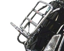 Porte-bagages avant chromé