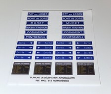 MKD DÉCORS AUTOCOLLANTS REMASTÉRISÉ Réf: 515 HO 1/87 Signal SAI JOUEF.