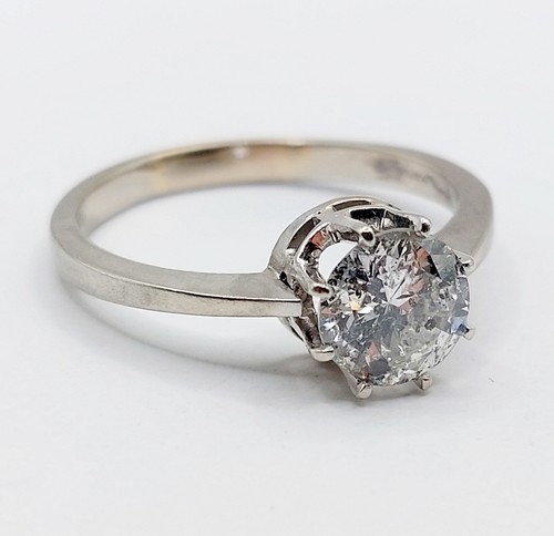 Bague solitaire vintage - , or