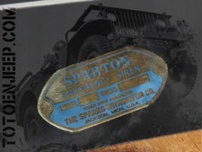 PLAQUETTE PLATE SIREN SIRENE