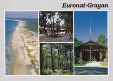 Carte postale postcard 10x15cm EURONAT GRAYAN GIRONDE naturiste nudiste tim 1988