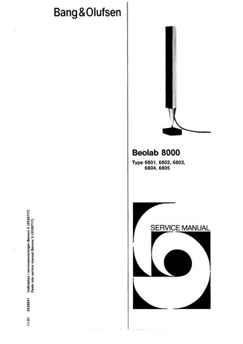 Service manuel instructions - service,