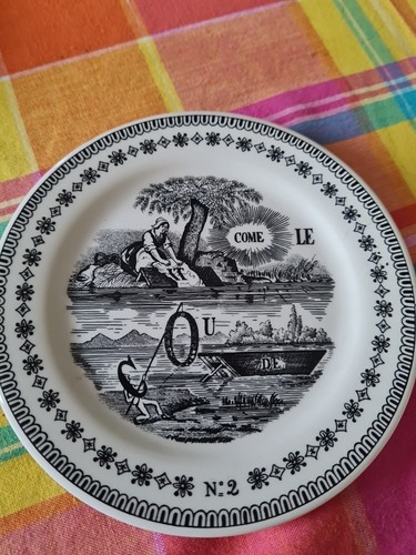 Assiette mignardises gien - assiette,