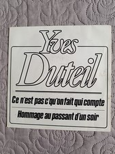 Disque 45 tours Yves DUTEIL