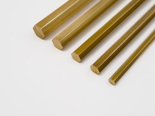 Barre laiton hexagonale