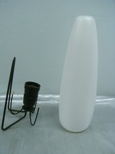 ?? ANCIENNE APPLIQUE SCANDINAVE LOUIS KALFF OPALINE BLANCHE LAMPE VINTAGE 50/6