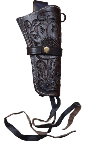 Western cowboy holster brown - western,