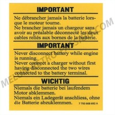 AUTOCOLLANT RENAULT 4 5 6 R4