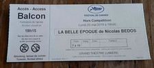 TICKET FESTIVALLE DE CANNES