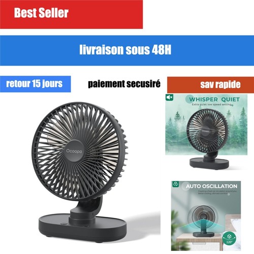 Ventilateur table ocoopa - ventilateur,