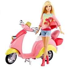 Glam Scooter Barbie Doll