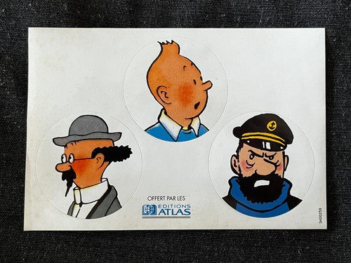 Planche autocollants tintin - planche,