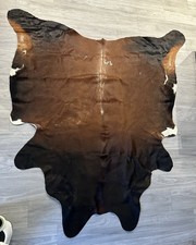 Tapis Peau De Vache Véritable 195x200cm