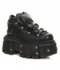 Bottines En Cuir Militaire NEW