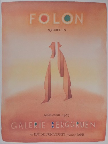 Affiche art m folon - d'art],