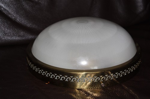Plafonnier verre holophane - plafonnier,