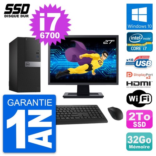 Tour dell 7040 ecran - dell,