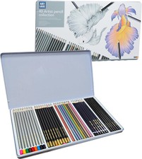 40 Artiste Couleur Crayons Set
