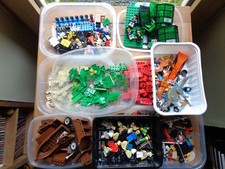 LEGO - UNIQUE LOT DE VRAC DE BOÎTES DIFFÉRENTES - TRÈS BON ÉTAT - 967 g