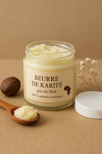 Beurre de karité pur du Mali – 100 % naturel et artisanal Pot 250 g