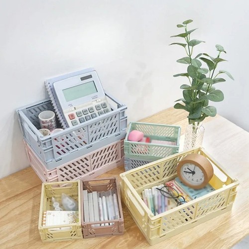 Panier rangement pliable en - panier,