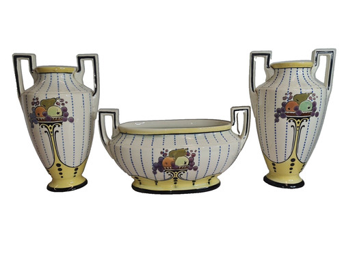 Jardinière avec vases en - jardinière,