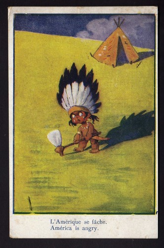Indien carte fantaisie - indien,