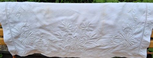Tissu ancien brodé - , pour