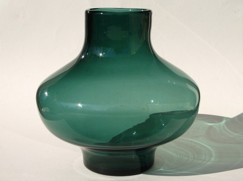 Grand vase verre - verre, soufflé