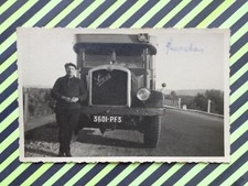 Carte Photo Rhône AUTOMOBILE VOITURE CAR CAMION SAURER TRUCK Joseph PERROUDON