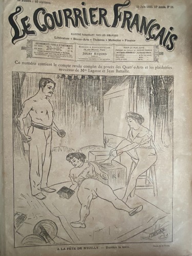 Courrier francais 6 1893 - courrier, 25/6/1893