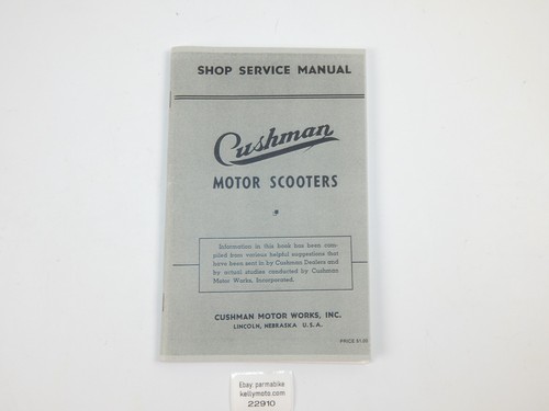 Manuel service cushman shop - de,