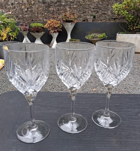 Verres vin cristal - à,
