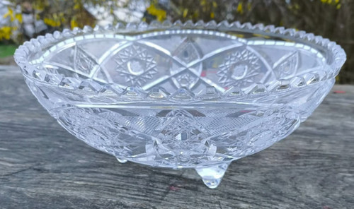 Vintage saladier cristal - vintage,