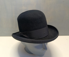 Ancien chapeau melon feutre - ancien, en