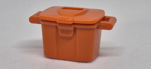 Caisse marron orange - caisse,