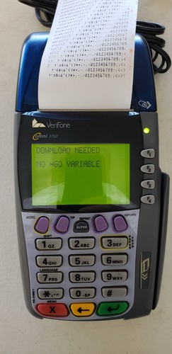 Verifone omni 3750 credit - omni,